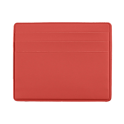 Чехол Simply для 6 карт с отделением для денег , PU  (Красный)