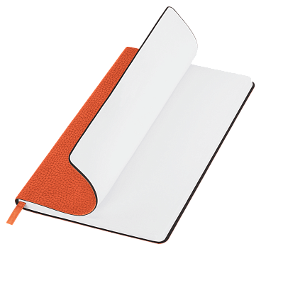 Ежедневник Slimbook Dallas недатированный без печати, оранжевый (Sketchbook) (Оранжевый, белый)