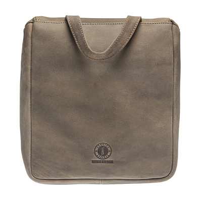 Несессер KLONDIKE «Blake», винтажная кожа в коричневом цвете, 22 х 28 х 7,5 см