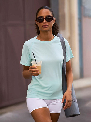 Футболка спортивная женская Vortex Women, молочно-белая