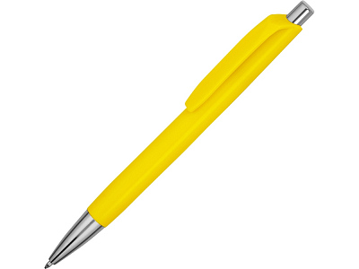 Ручка пластиковая шариковая Gage (Желтый матовый/серебристый)