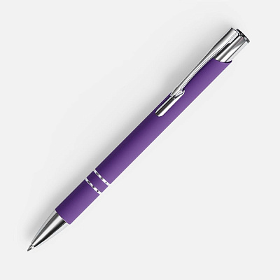 Ручка шариковая Keskus Soft Touch, фиолетовая (Фиолетовый)