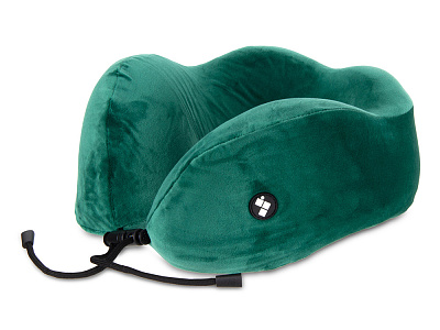 Подушка для путешествий с эффектом памяти Bluewinder (Зеленый)