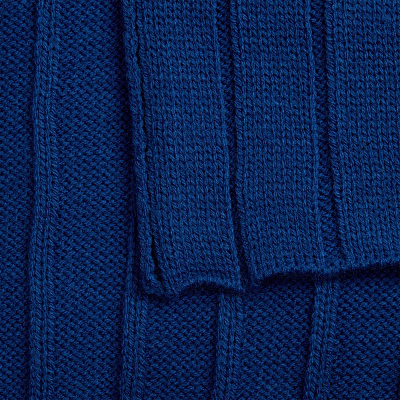 Плед Tressa, темно-синий (кобальт)