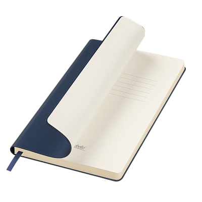 Ежедневник Star недатированный, синий (с упаковкой, со стикерами) (Синий, бежевый)