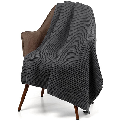 Плед Quill, светло-серый (Серый)