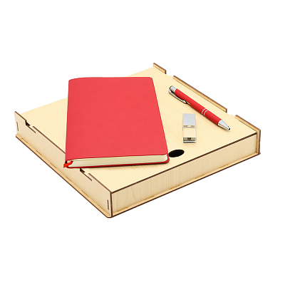 Подарочный набор Лэнни, (красный) (Красный)