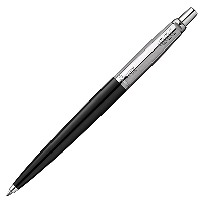 Ручка шариковая Parker Jotter Originals Black Chrome CT, черная (Чёрный)