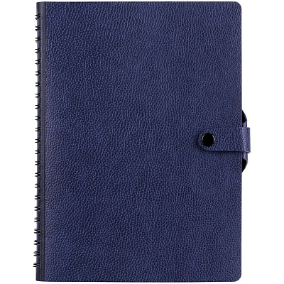 Ежедневник Strep Front на заказ, недатированный  (Синий)