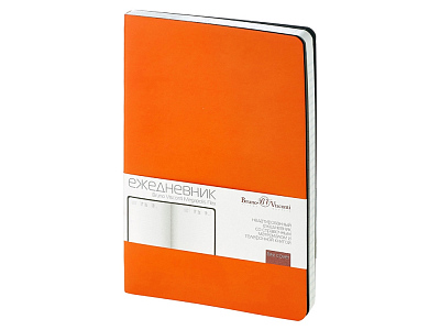 Ежедневник недатированный А5 Megapolis Velvet Flex (Оранжевый)