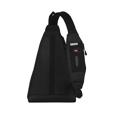 Рюкзак с одним плечевым ремнём VICTORINOX Altmont Original, чёрный, нейлон, 25x14x43 см, 7 л