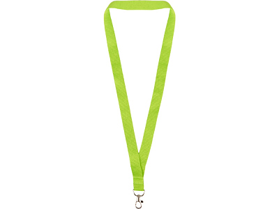 Ланъярд из RPET с карабином (Зеленое яблоко)
