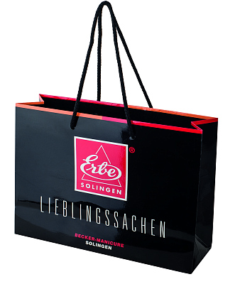 Маникюрный набор Erbe, 5пр. Футляр: натур.кожа, цвет- морская волна