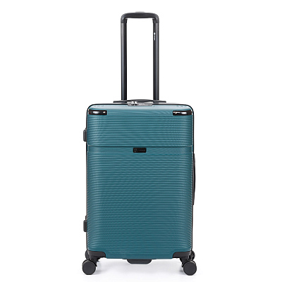 Чемодан TORBER Onego, зелёный, ABS-пластик, 69,5 х 46 х 26 см, 69 л