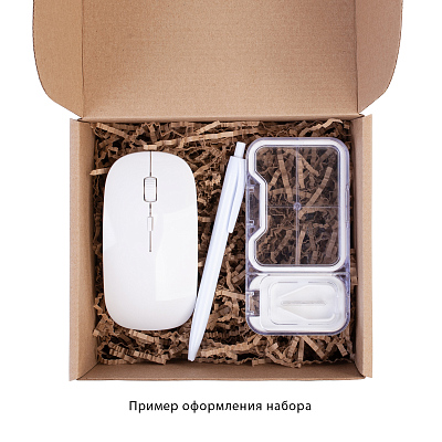 Ручка шариковая "Phil" из антибактериального пластика, белый