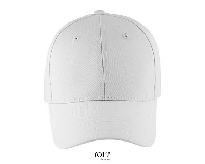 Бейсболка BLAZE, 6 клиньев (Белый)