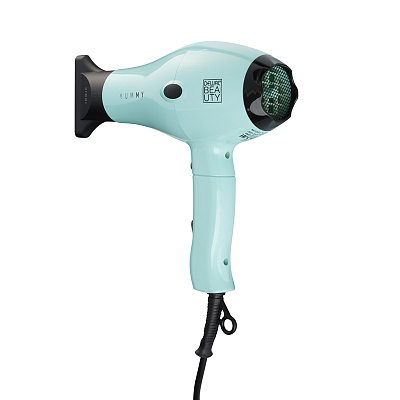Фен DEWAL BEAUTY YumMy Aqua, зелёный, 2000 Вт, ионизация, 1 насадка
