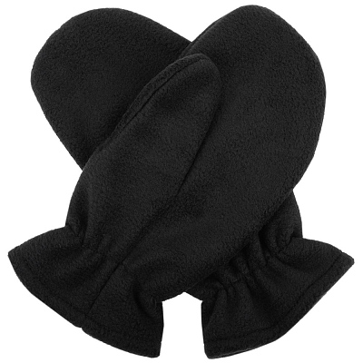 Варежки Fleecy, черные (Чёрный)