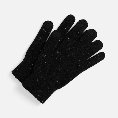 Перчатки сенсорные Spotti Senso, черные (Чёрный)