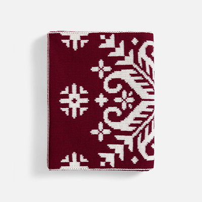 Шарф Wintertude M, красный с белым