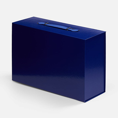 Коробка складная Holdfold, L, синяя (Синий)