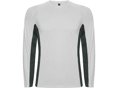 Футболка с длинным рукавом Shanghai мужская (Белый/графитовый)