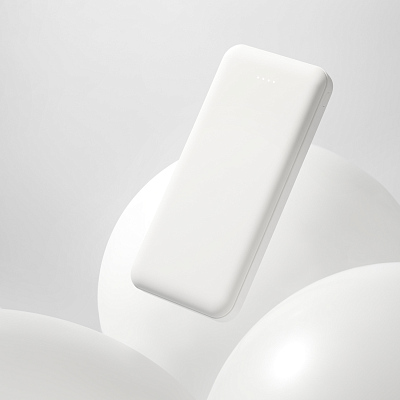 Внешний аккумулятор Элари Плюс (Elari Plus) 10000 mAh, белый