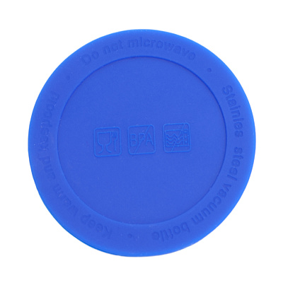 Накладка силиконовая для термокружки Ashly, тёмно-синяя (Тёмно-синий)