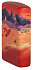 Зажигалка ZIPPO Mars Design с покрытием 540 Matte, латунь/сталь, красная, матовая, 38x13x57 мм - Фото 8
