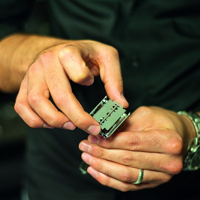 Лезвия для бритья ERBE «Tradition», нержавеющая сталь, (10 шт) в блистере