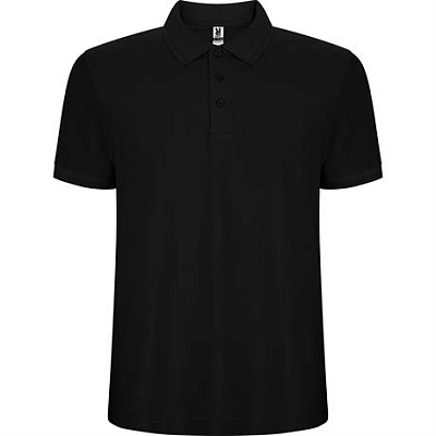 Футболка поло PEGASO PREMIUM мужская, ЧЕРНЫЙ 5XL (Чёрный)
