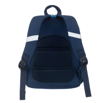 Рюкзак TORBER CLASS X Mini, синий с орнаментом, полиэстер 900D + Мешок для обуви в подарок!