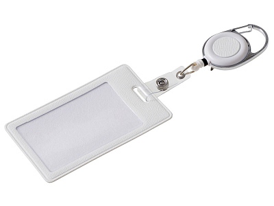 Чехол для пропуска с ретрактором Favor (Белый)