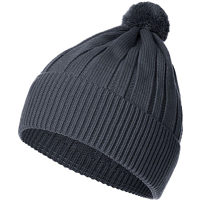Шапка Knit Beat, серая (графит) (Графит)