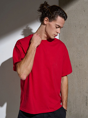 Футболка Oversize Premium, красная