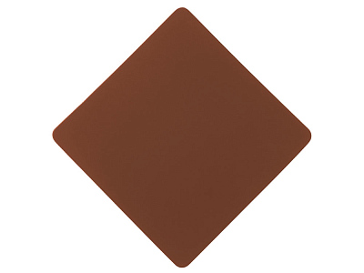 Патч Ромб, soft-touch (Коричневый)