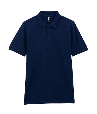 Футболка поло PREMIUM COTTON ADULT DOUBLE PIQUE, МОРСКОЙ СИНИЙ 2XL (Морской синий)