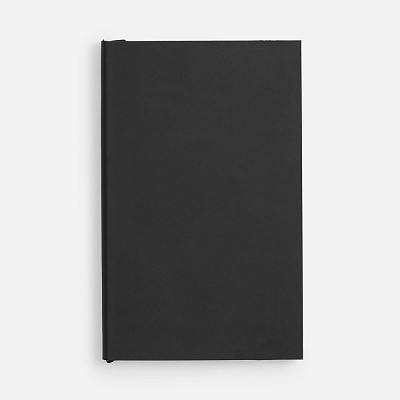 Ежедневник Flat Mini, недатированный, черный (Чёрный)