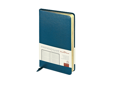 Еженедельник недатированный А6 City (Синий)