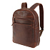 Рюкзак KLONDIKE DIGGER «Sade», натуральная кожа в темно-коричневом цвете, 34 x 40 x 9 см - Фото 2
