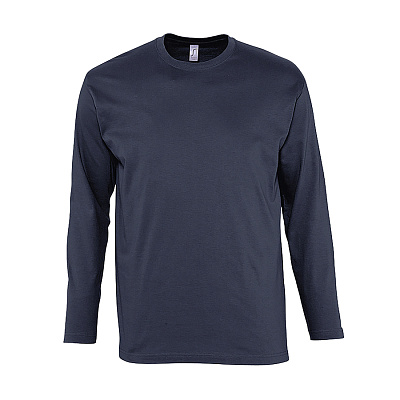 Футболка мужская с длинным рукавом MONARCH 150 (Тёмно-синий)
