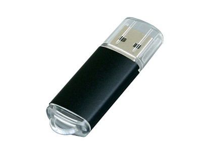 USB 3.0- флешка на 64 Гб с прозрачным колпачком (Чёрный)