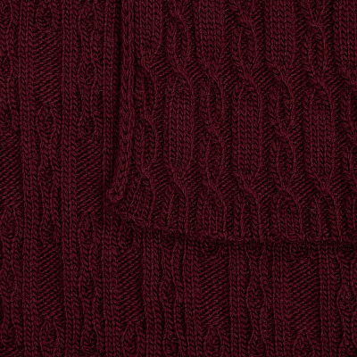 Плед Knitline, темно-красный (бордовый)