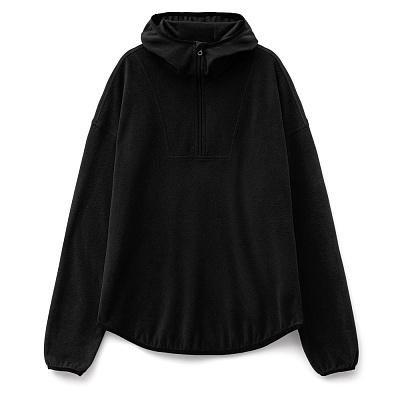 Анорак флисовый унисекс Fliska, красный (Чёрный)