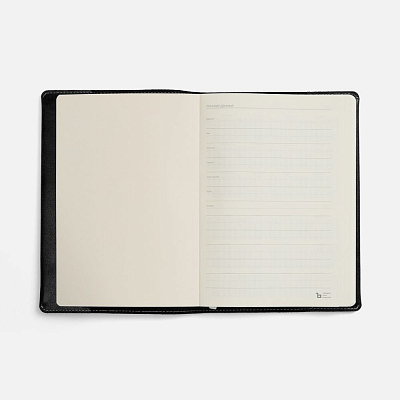 Ежедневник Apache, недатированный, черный