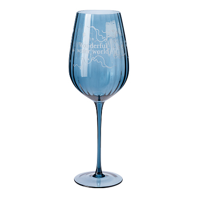 Бокал для вина Тоскана (Toscana), синий