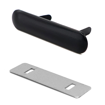 Шильд металлический (5.1*1,0 см) (Чёрный матовый никель)