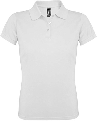 Рубашка поло женская Prime Women 200 голубая (Белый)