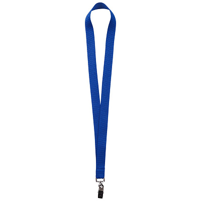 Лента для бейджа Neckband, синяя (Синий)