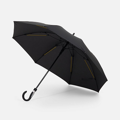 Зонт-трость Rainzee, черный (Чёрный)
